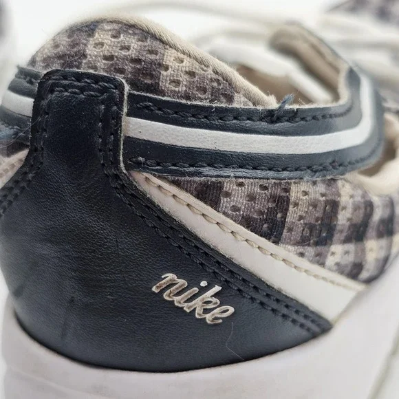 Nike Zoom Air Shoes Womens Size 9 Gray Plaid Mesh Athletic Running Power Channel - Picture 10 of 12